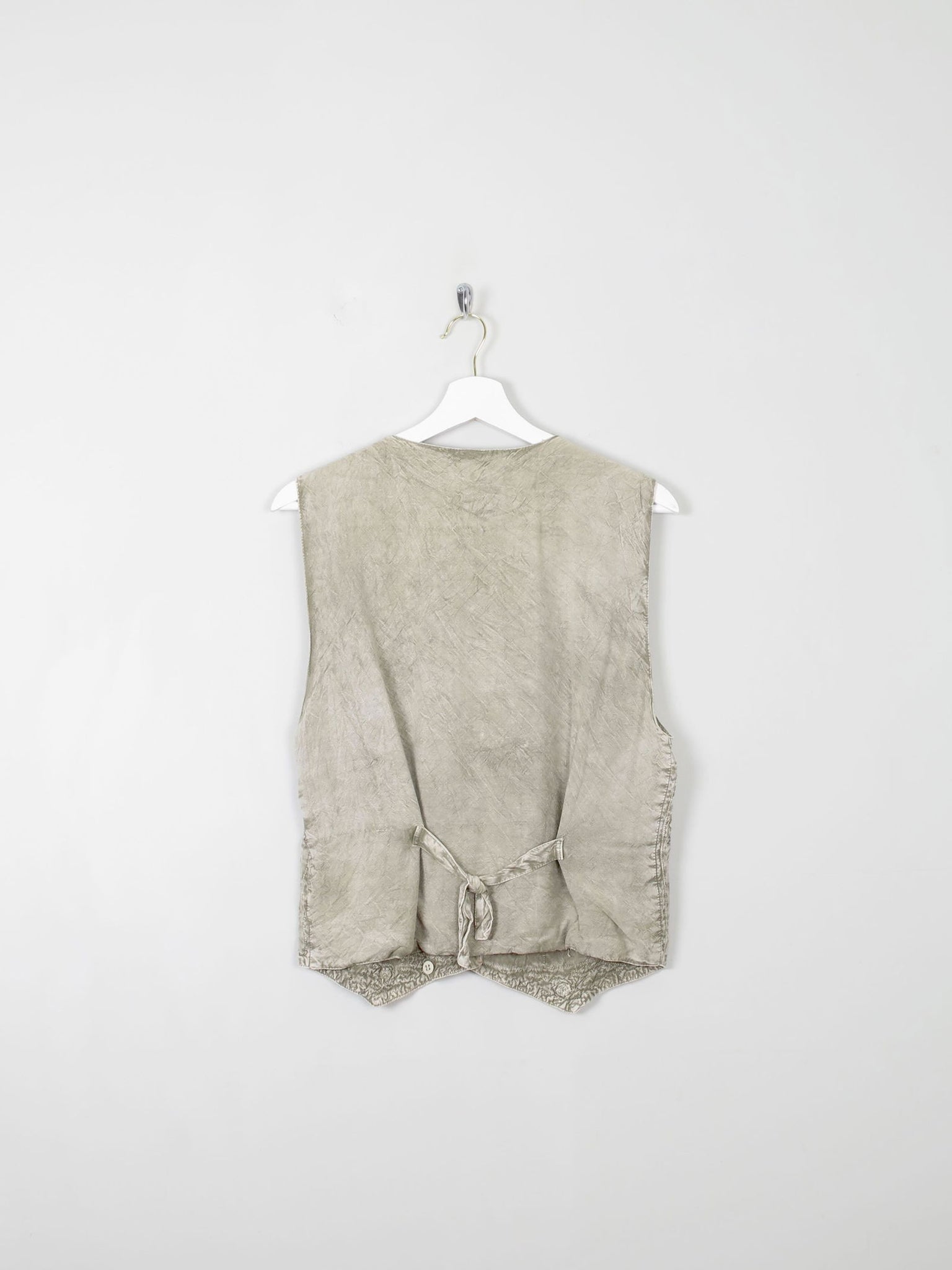 Women's Vintage Green Waistcoat S/M - The Harlequin