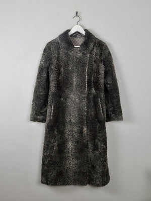Women's Vintage Grey 1950s Astrachan Coat M - The Harlequin