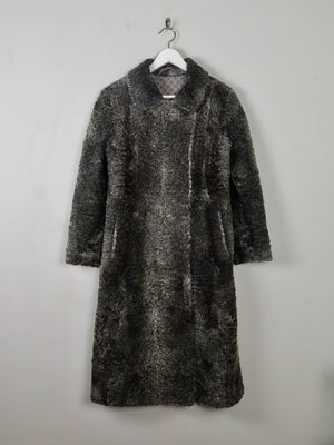 Women's Vintage Grey 1950s Astrachan Coat M - The Harlequin