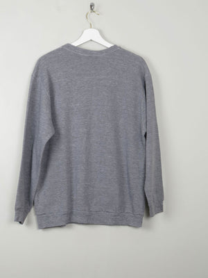 Women's Vintage Grey Sweatshirt With Logo Iowa Hawkeyes M - The Harlequin