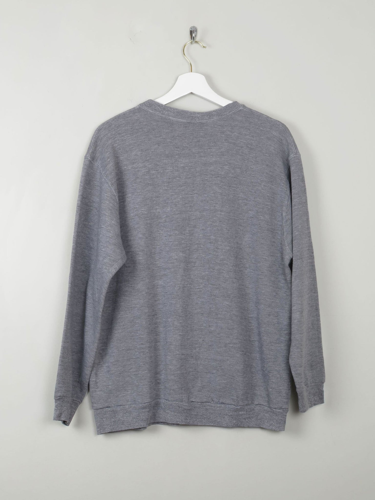 Women's Vintage Grey Sweatshirt With Logo Iowa Hawkeyes M - The Harlequin