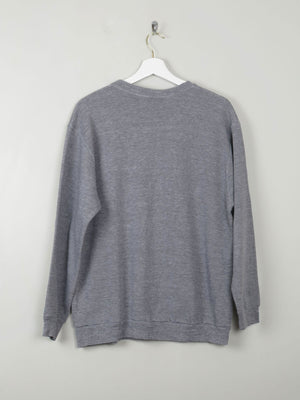 Women's Vintage Grey Sweatshirt With Logo Iowa Hawkeyes M - The Harlequin