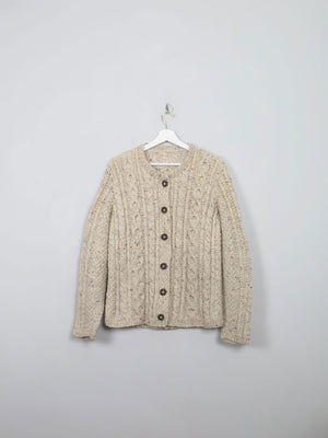 Women's Vintage Hand-Knit Cardigan M - The Harlequin