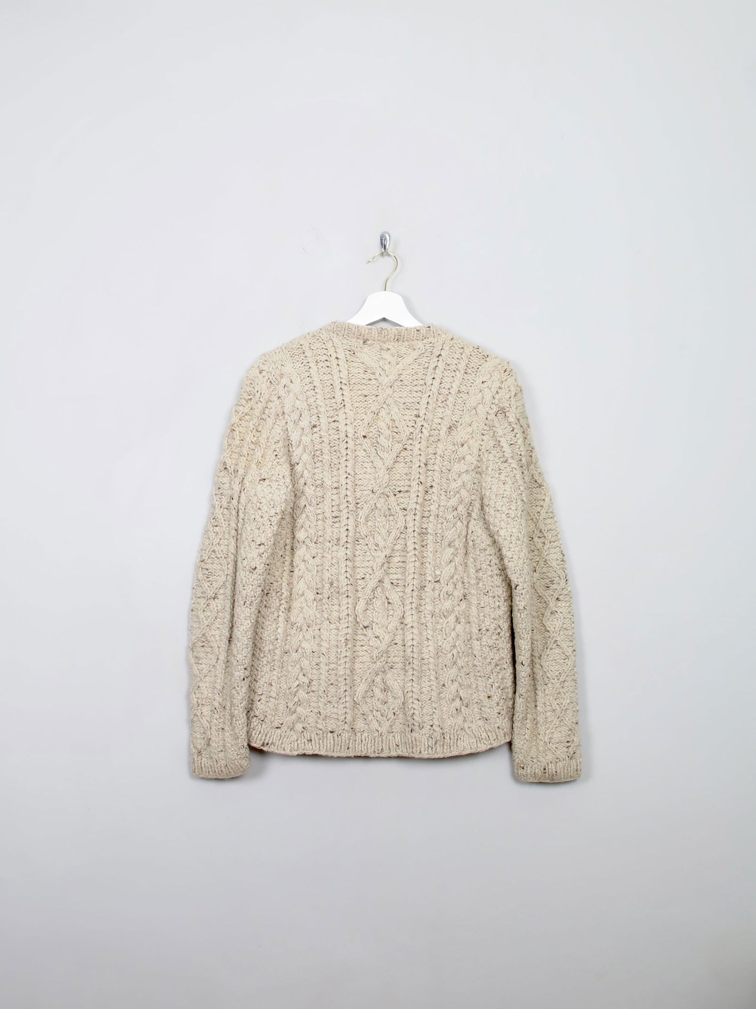 Women's Vintage Hand-Knit Cardigan M - The Harlequin