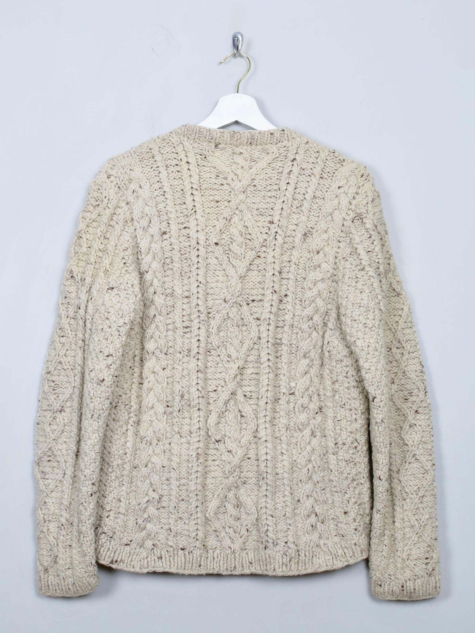 Women's Vintage Hand-Knit Cardigan M - The Harlequin