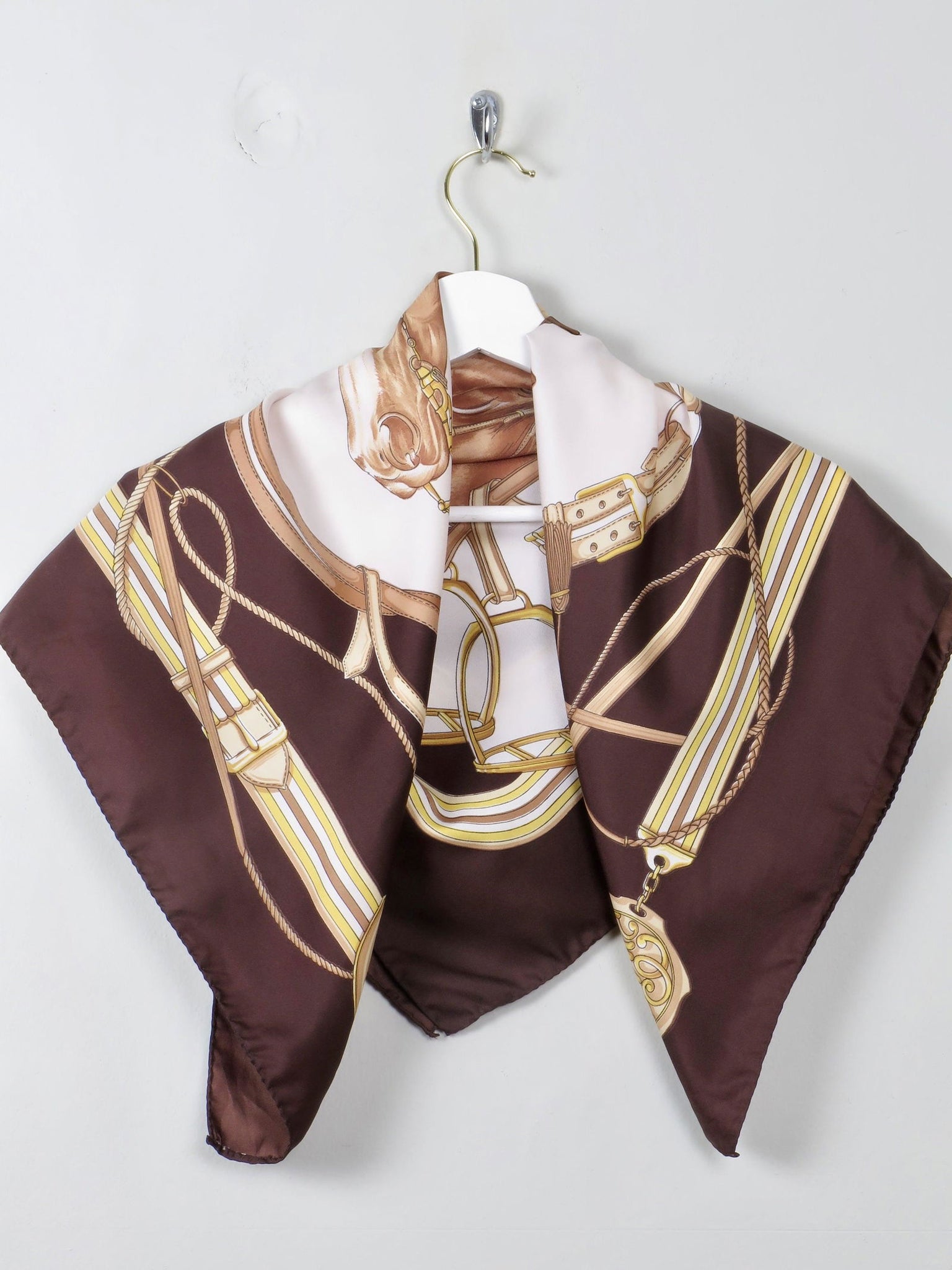Women's Vintage Horse Bit Print Scarf - The Harlequin