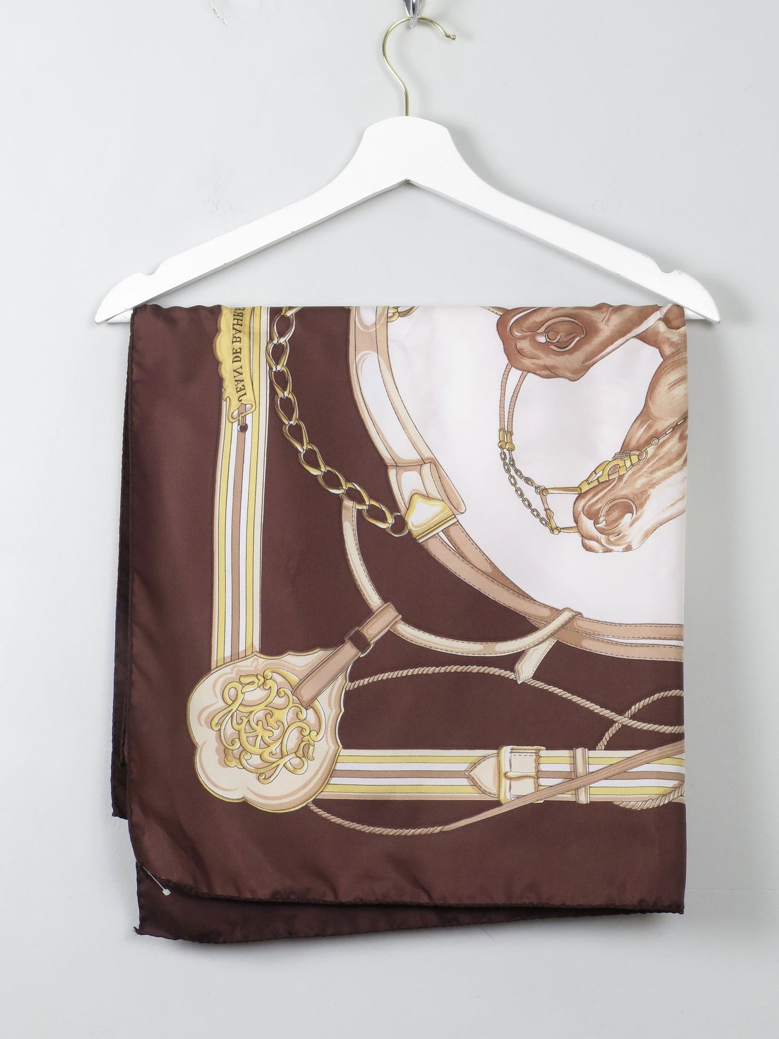 Women's Vintage Horse Bit Print Scarf - The Harlequin