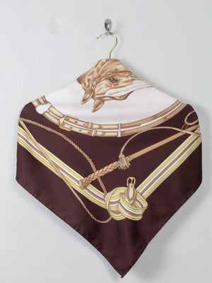Women's Vintage Horse Bit Print Scarf - The Harlequin
