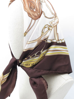 Women's Vintage Horse Bit Print Scarf - The Harlequin