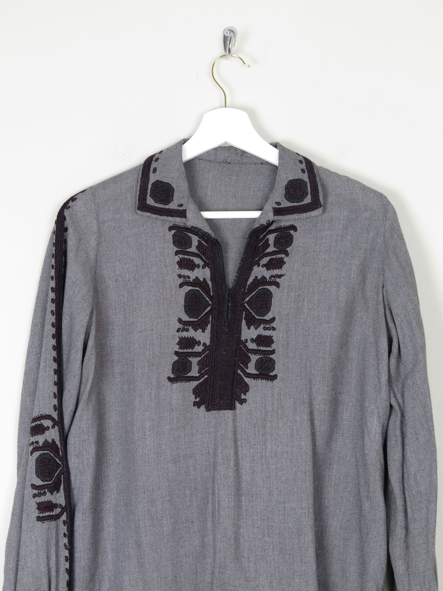Women's Vintage Hungarian Embroidered 1970s Blouse S - The Harlequin