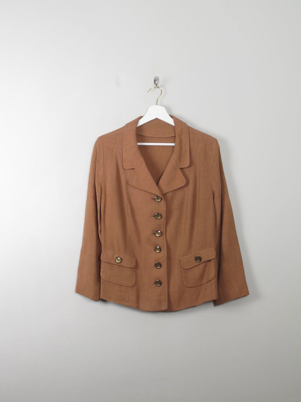 Women's Vintage Irish Linen Jacket S - The Harlequin