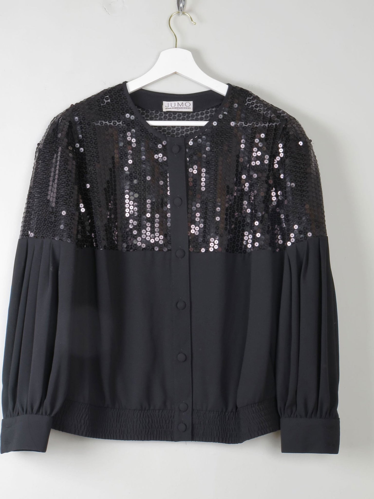Women's Vintage Jacket With Sequin Detail M/L - The Harlequin