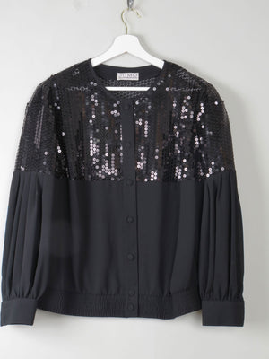 Women's Vintage Jacket With Sequin Detail M/L - The Harlequin
