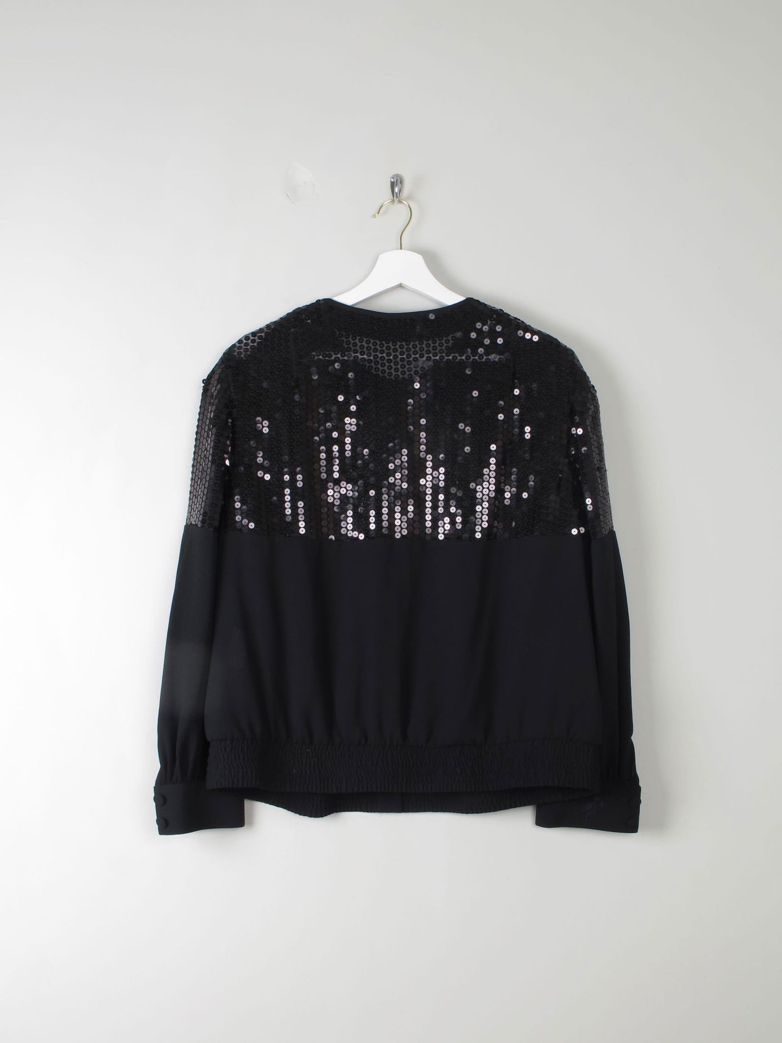 Women's Vintage Jacket With Sequin Detail M/L - The Harlequin