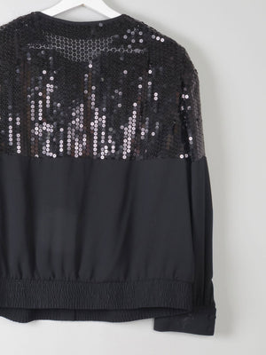 Women's Vintage Jacket With Sequin Detail M/L - The Harlequin