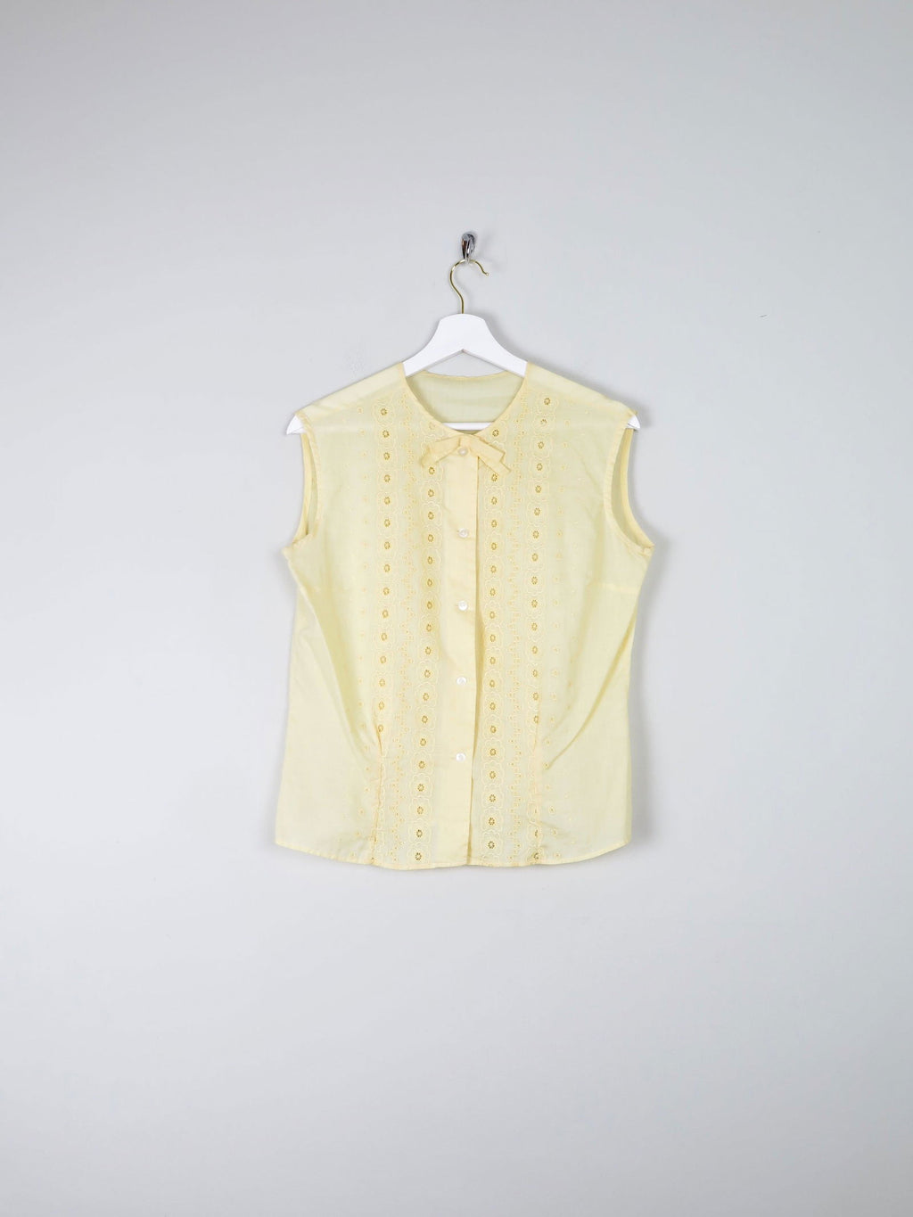 Women's Vintage Lemon Blouse S - The Harlequin