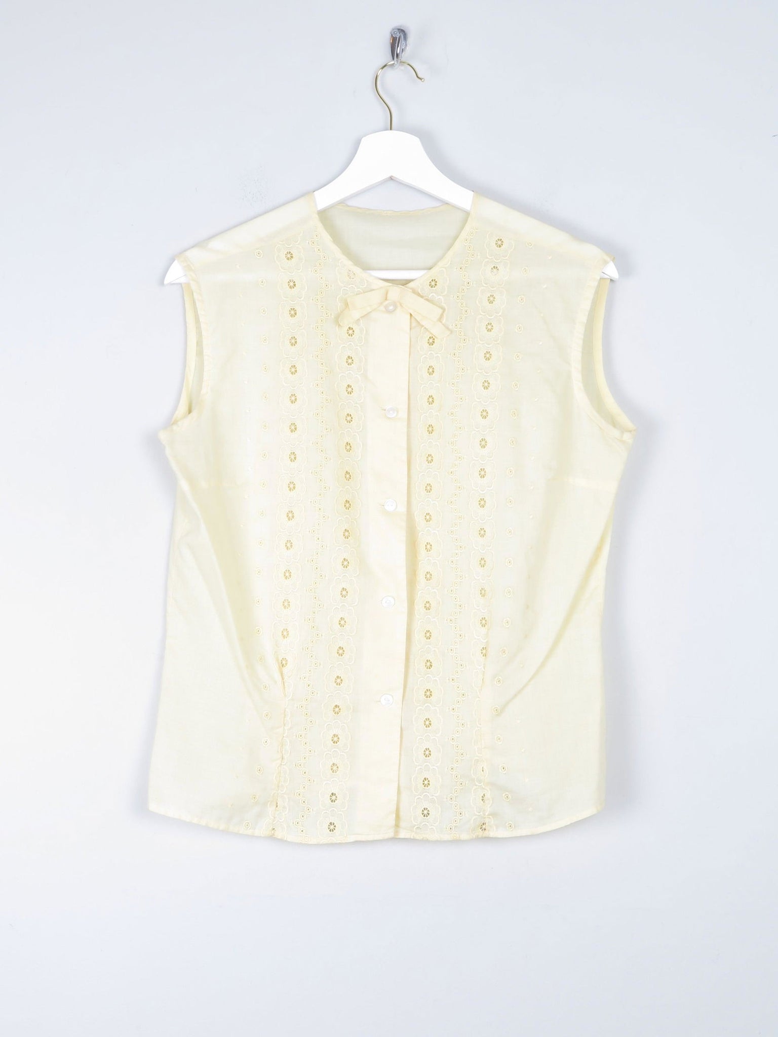 Women's Vintage Lemon Blouse S - The Harlequin