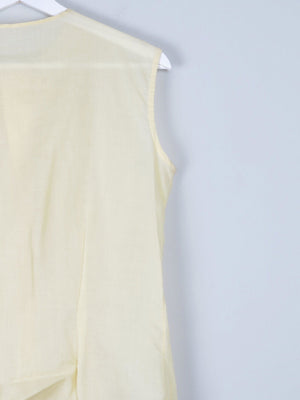 Women's Vintage Lemon Blouse S - The Harlequin