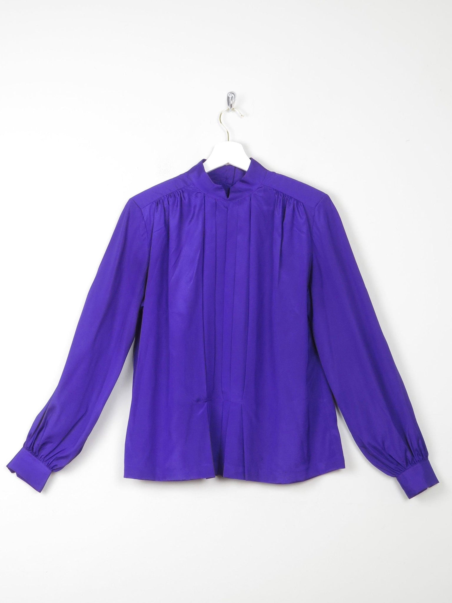 Women’s Vintage Liz Claiborne Purple Blouse M - The Harlequin