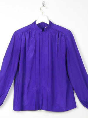Women’s Vintage Liz Claiborne Purple Blouse M - The Harlequin