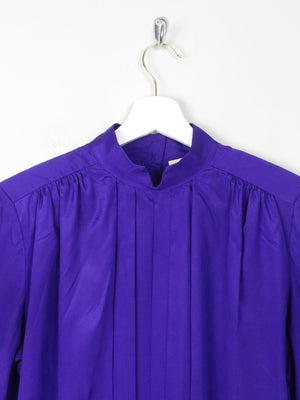 Women’s Vintage Liz Claiborne Purple Blouse M - The Harlequin