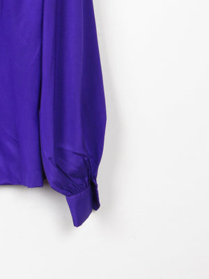 Women’s Vintage Liz Claiborne Purple Blouse M - The Harlequin