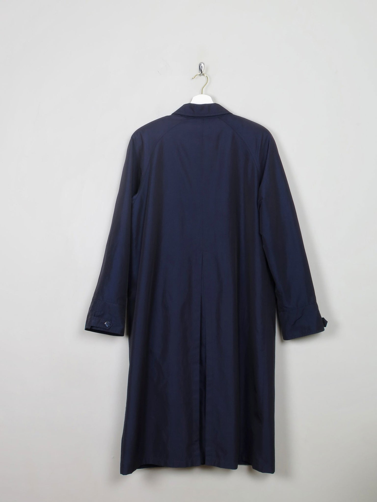 Women's Vintage Navy Two Tone Trench Coat S-L - The Harlequin