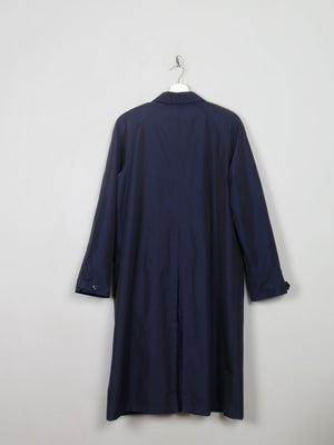 Women's Vintage Navy Two Tone Trench Coat S-L - The Harlequin