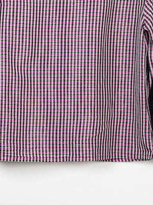 Women's Vintage Pink/Purple Taffeta Blouse M/L - The Harlequin