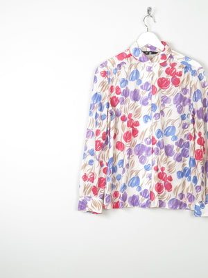 Women's Vintage Printed  Blouse S/M - The Harlequin