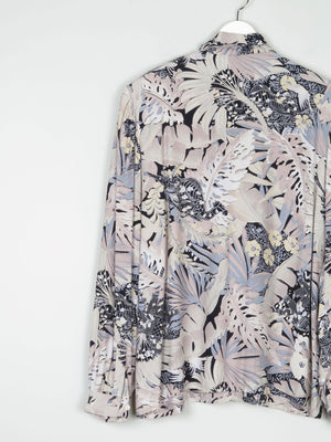 Women’s Vintage Printed Blouse With Print Long Sleeved M - The Harlequin