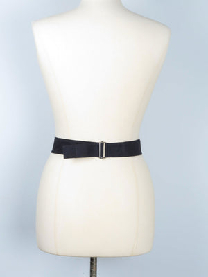 Women's Vintage Purple Suede 1970s/80s Waisted Belt S/M - The Harlequin