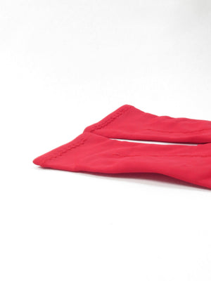 Women's Vintage Red Gloves Short Unworn - The Harlequin