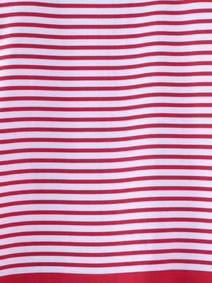 Women's Vintage Red & White Sailor Style Blouse M - The Harlequin