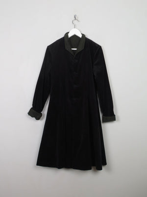 Women's Vintage Revisable Velvet & Corduroy Coat S/M - The Harlequin