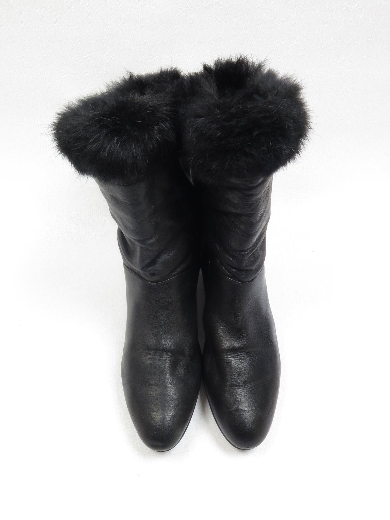 Women’s Vintage Short Leather Boots 7/40 - The Harlequin