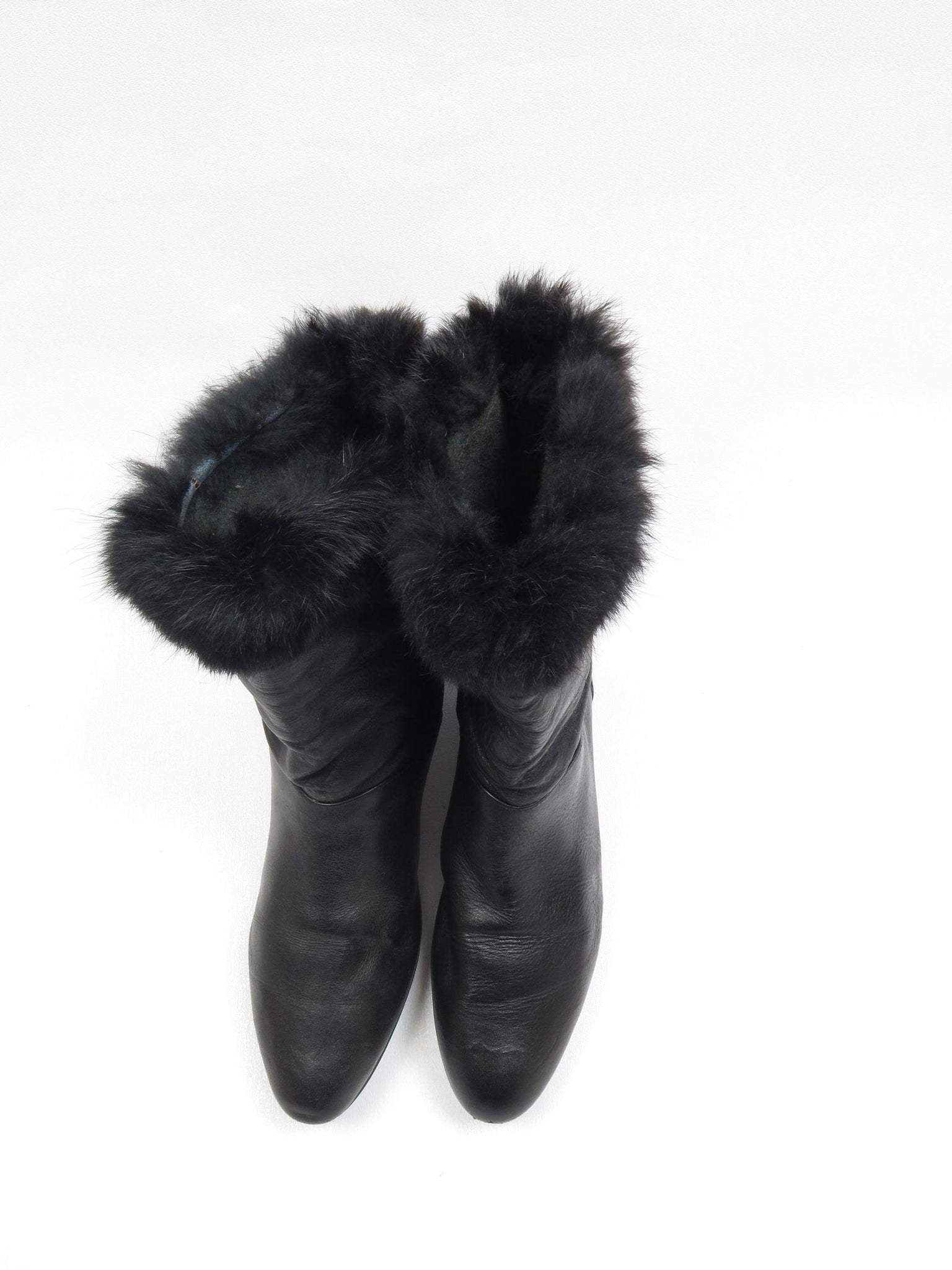 Women’s Vintage Short Leather Boots 7/40 - The Harlequin