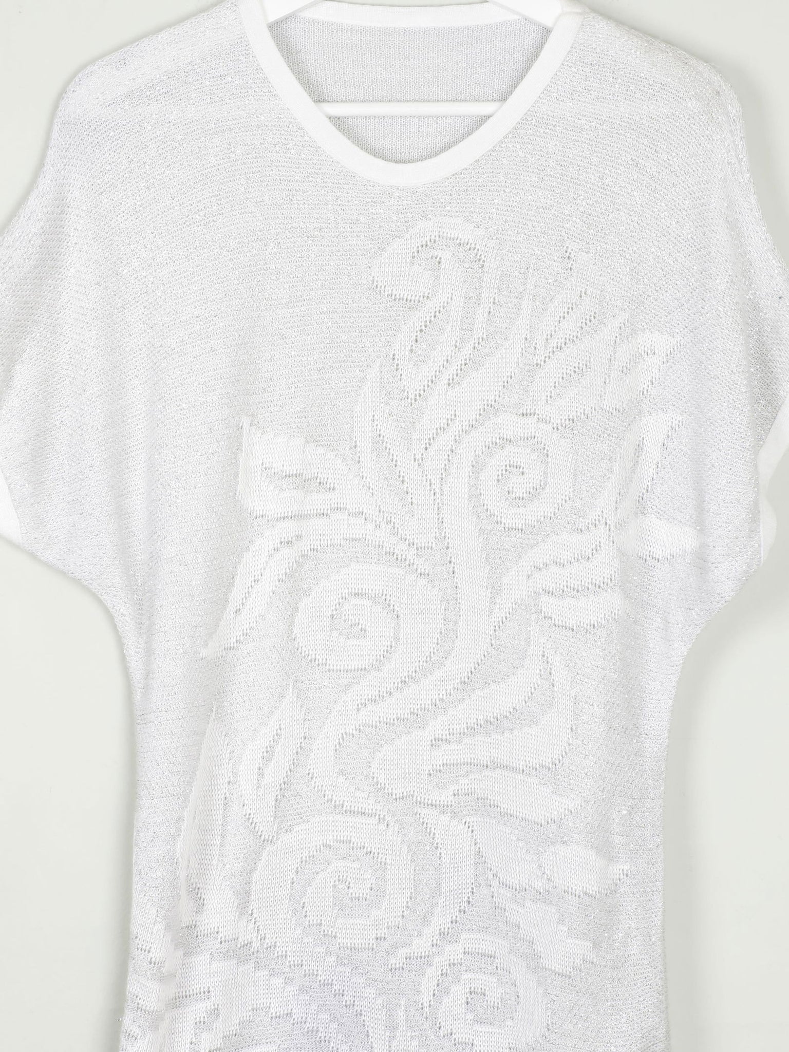 Women's Vintage Silver Top S/M - The Harlequin