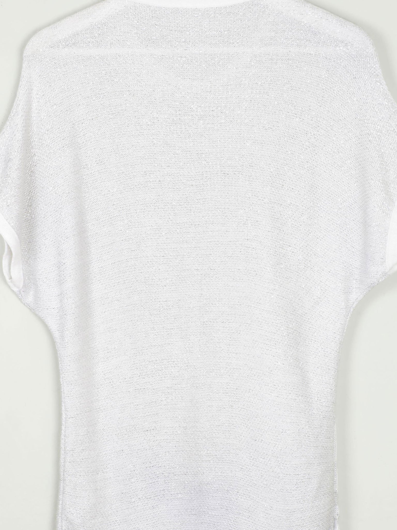 Women's Vintage Silver Top S/M - The Harlequin