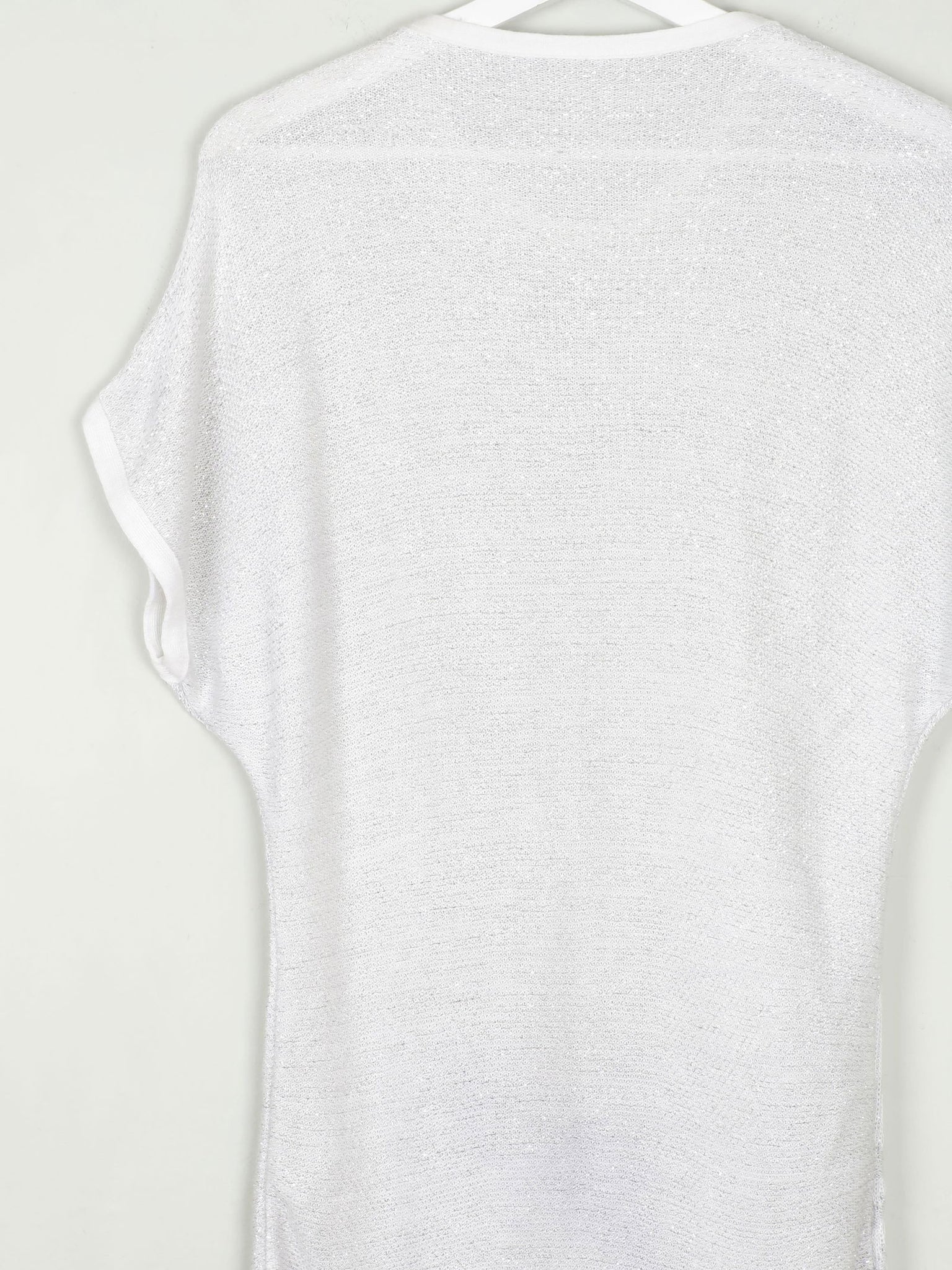 Women's Vintage Silver Top S/M - The Harlequin