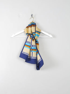Women's Vintage Striped Scarf - The Harlequin