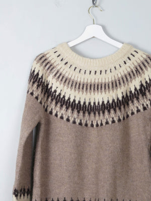 Women's Vintage Style Nordic  Jumper S/M - The Harlequin