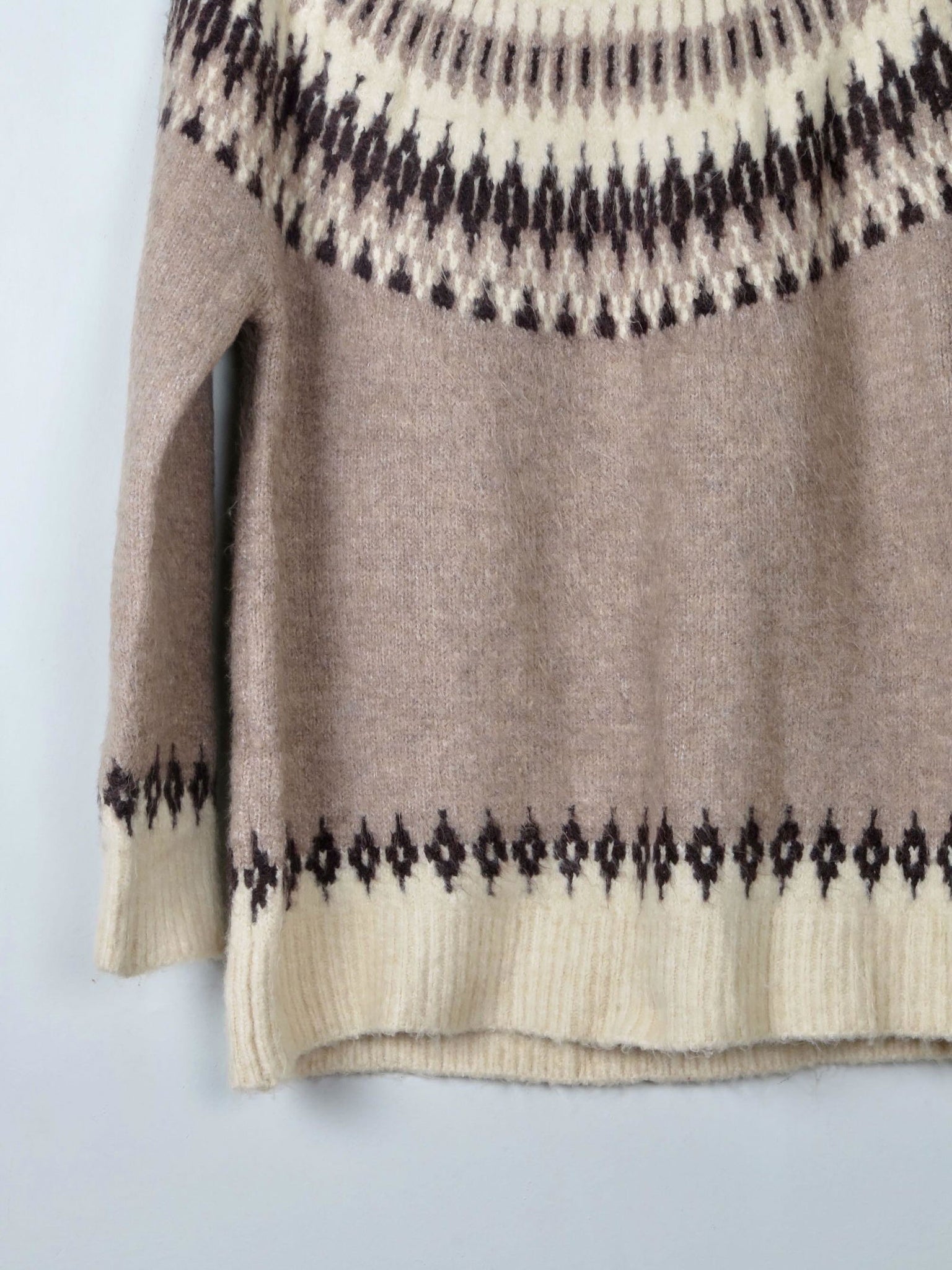 Women's Vintage Style Nordic  Jumper S/M - The Harlequin