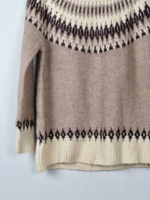Women's Vintage Style Nordic  Jumper S/M - The Harlequin