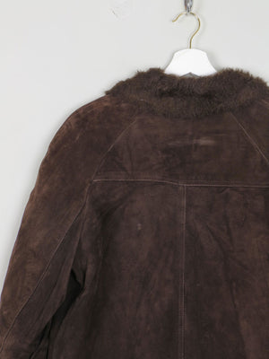 Women's Vintage Suede Jacket Brown 1960s S/M - The Harlequin