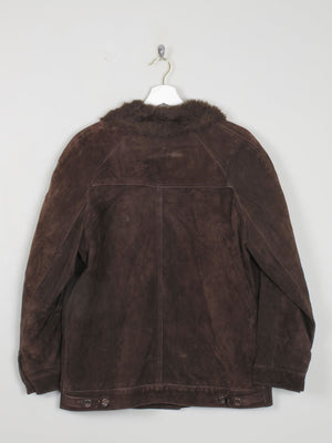 Women's Vintage Suede Jacket Brown 1960s S/M - The Harlequin