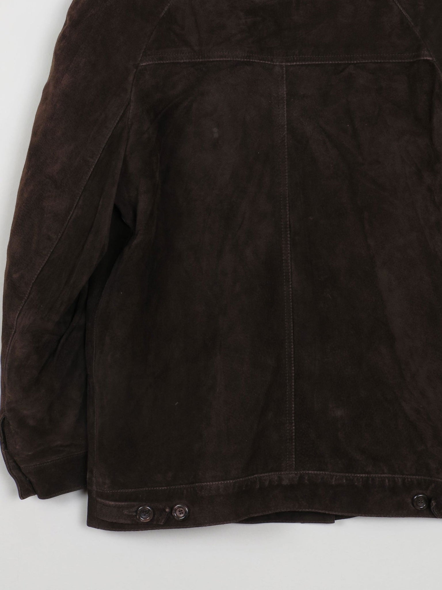 Women's Vintage Suede Jacket Brown 1960s S/M - The Harlequin