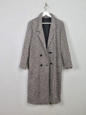 Women's Vintage Tweed Coat S/M - The Harlequin