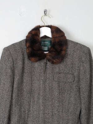 Women's Vintage Tweed Jacket Ralph Lauren 8 - The Harlequin