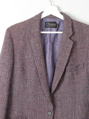 Women's Vintage Tweed Jacket S/M - The Harlequin